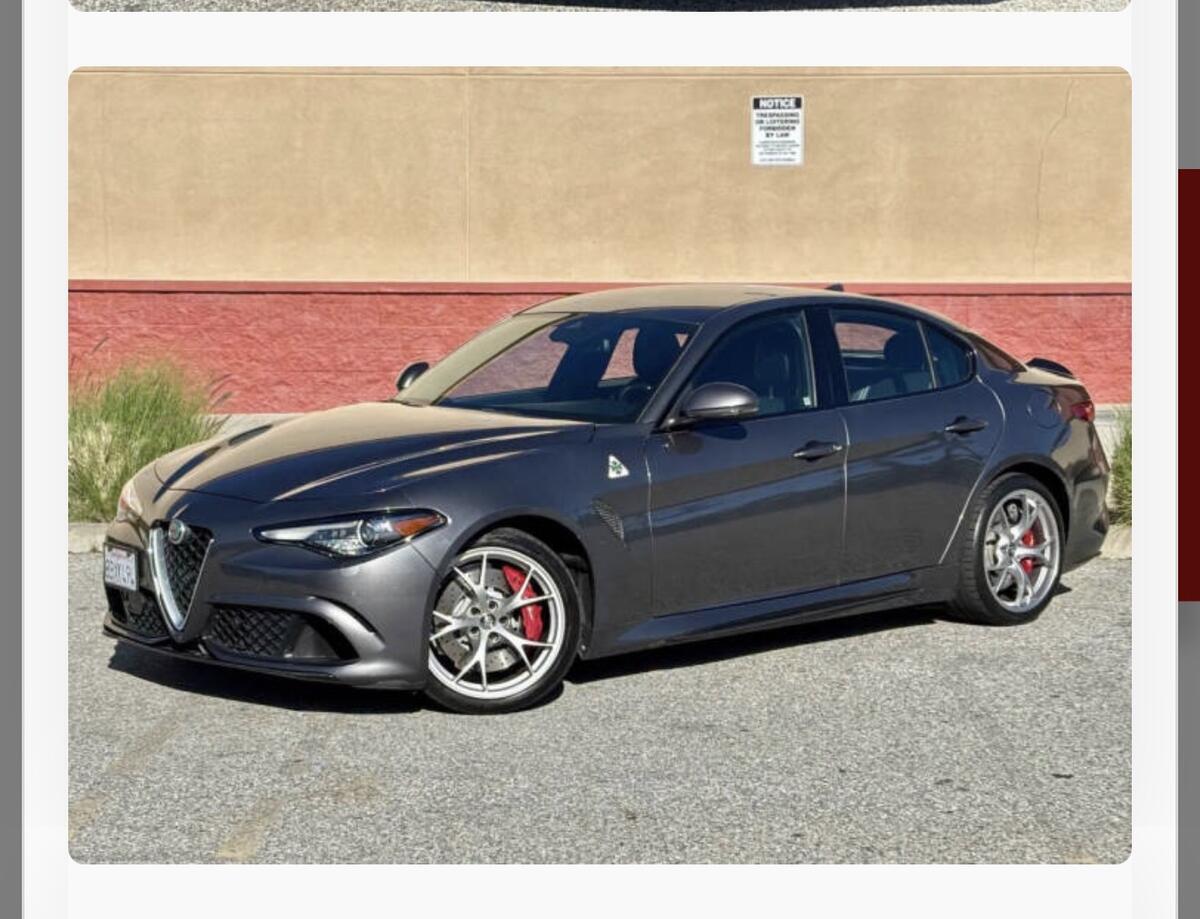 Marc & Melissa Main's Giulia Quadrifoglio